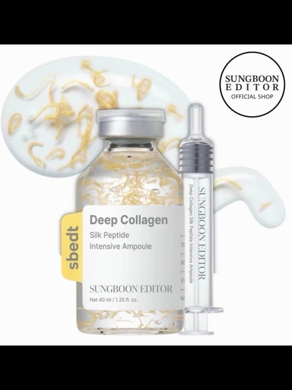 SUNGBOON EDITOR Silk Peptide Lifting Ampoule | Korean Anti-Aging Serum 72H